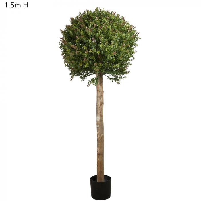 Red Day Leaf Ball Tree 1.5m-Accessories-Florabelle-Default Title---abc