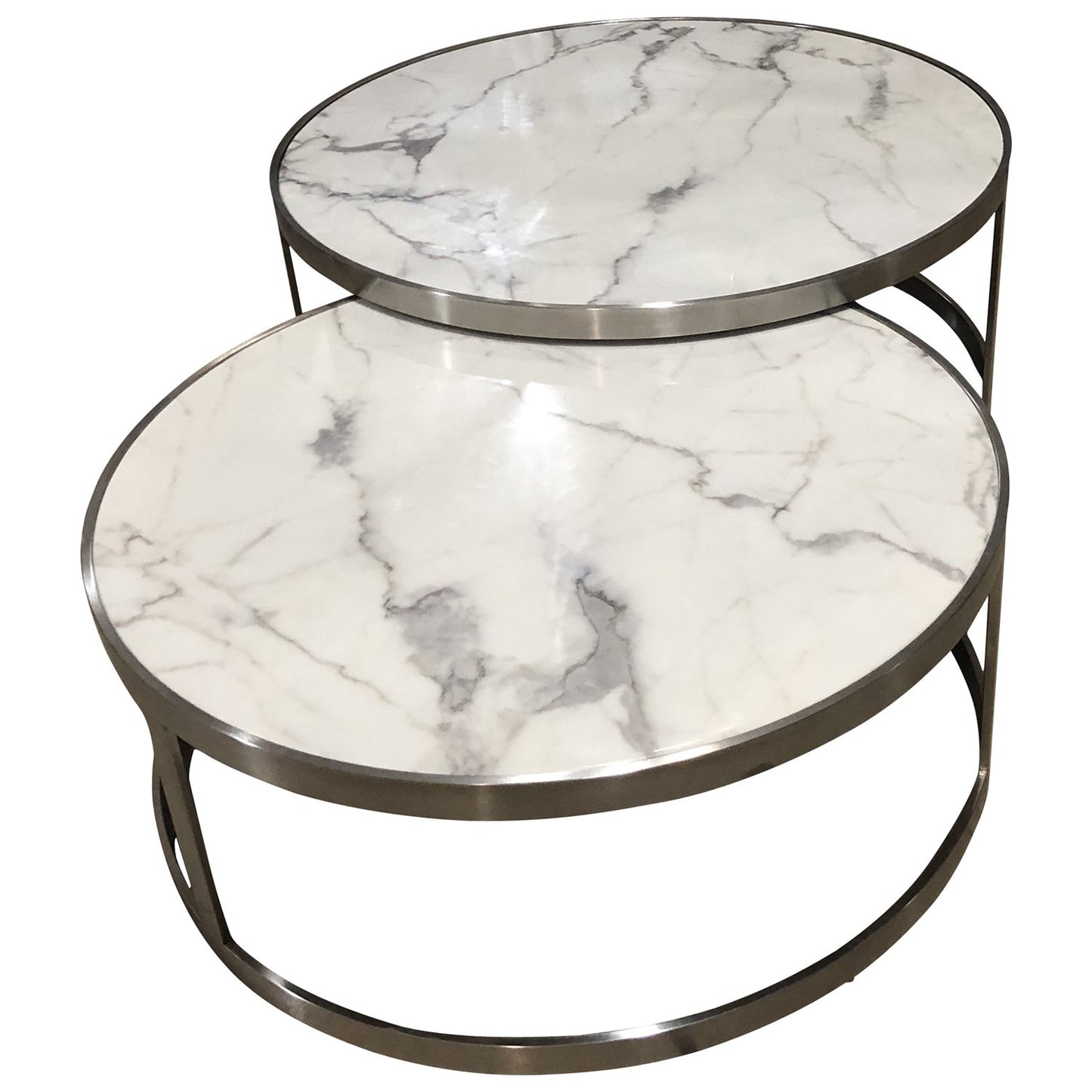 Sterling Coffee Table Set White Marble-Living-Future Classics Furniture-Default Title---abc