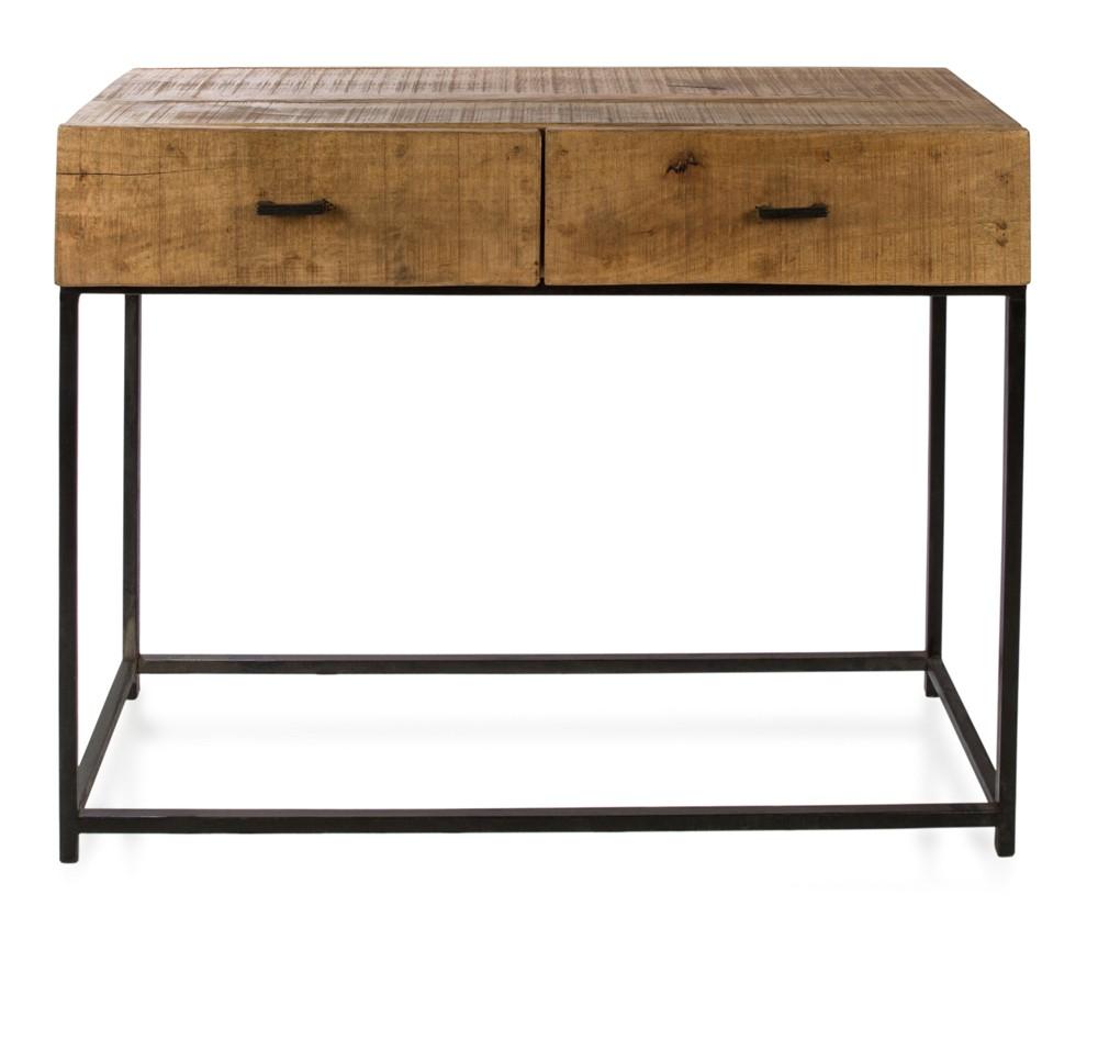 Manhatten 2 Drawer Mango Wood Console-abc
