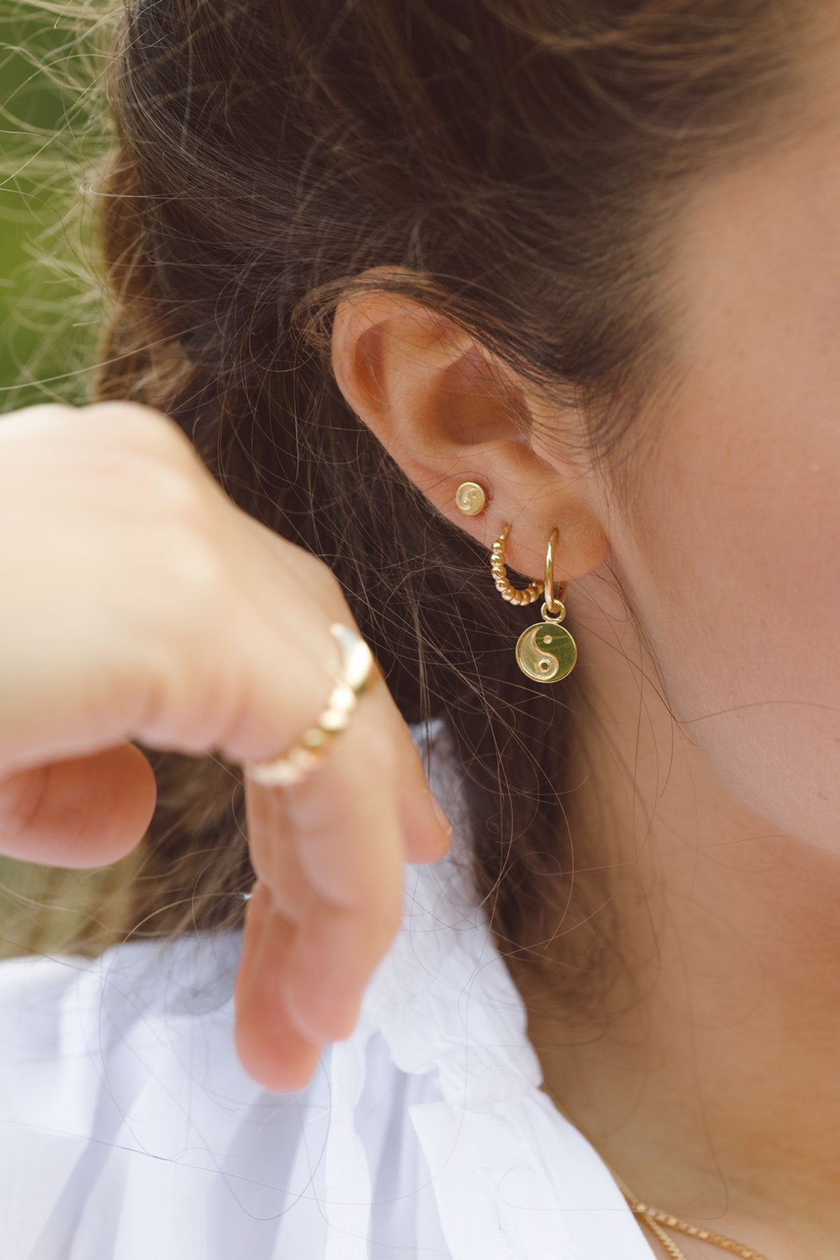 Yin yang stud gold plated-Stud-wildthings_collectables-Gold Plated---abc