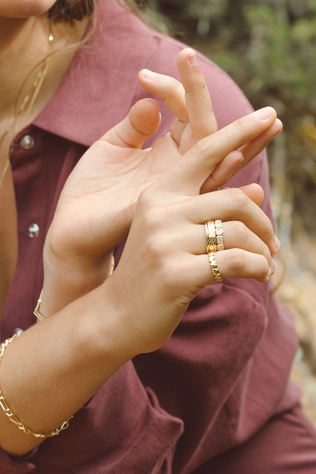 Wave ring gold plated--Wildthings_collectables-Gold plated-1 (US 6 / 16.5 mm)--abc
