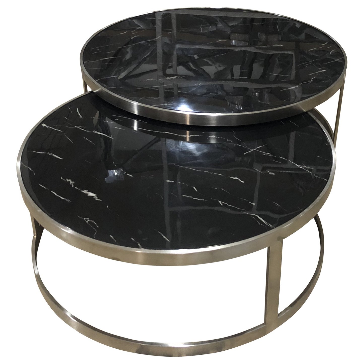 Sterling Coffee Table Set Black Marble-Living-Future Classics Furniture-Default Title---abc