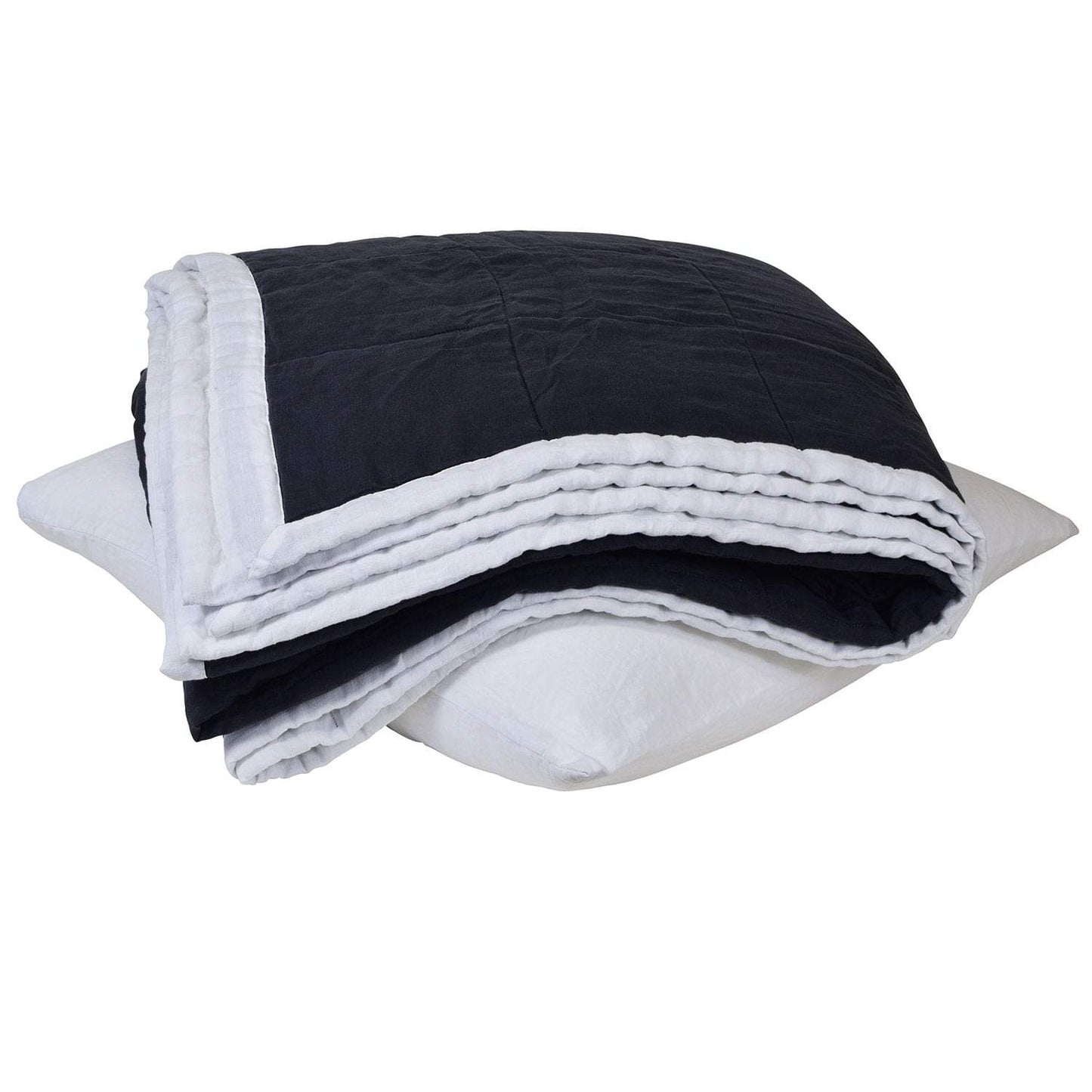 Taj Bedcover Navy-Sleeping-Theo and Joe-Default Title---abc