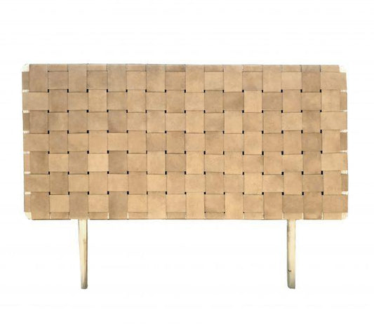 Duke Woven Bedhead Caramel-abc