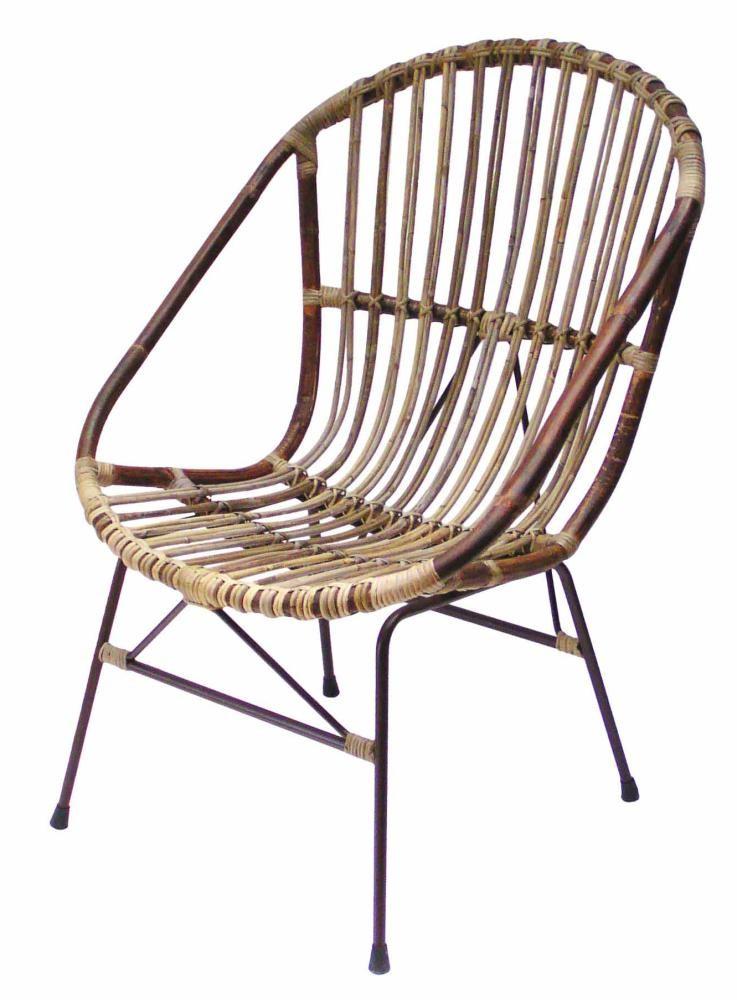 Rattan Pola Chair w/ Metal-Dining-Home & Giftware-Default Title---abc