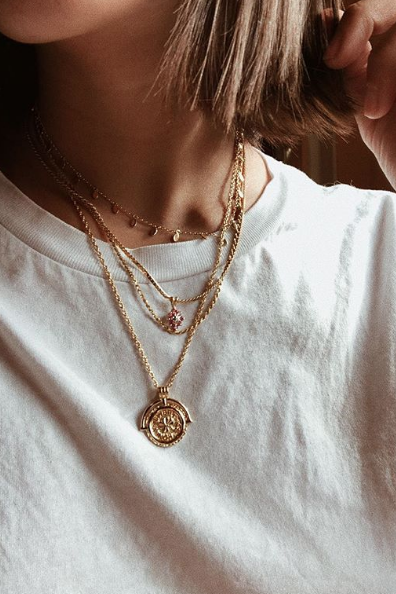 Sweet as honey gold plated-Necklace-Wildthings_collectables-Gold plated---abc