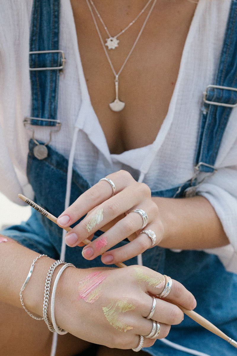 Personalized bar bracelet silver (pre-order)-Bracelet-wildthings_collectables-Engraved-Silver--abc