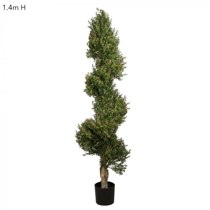 Red Day Leaf Spiral 1.4m-Accessories-Florabelle-Default Title---abc