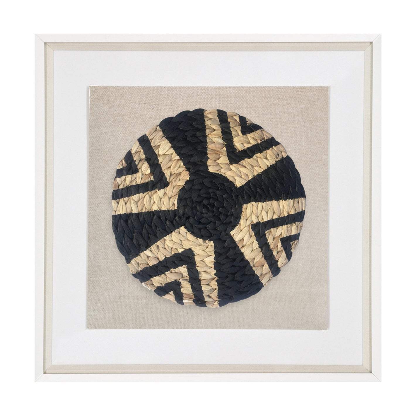 Place Mat Star Natural Artwork 52 x 52 cm-Accessories-Bandhini Homewear Design-Natural-25 x 25--abc