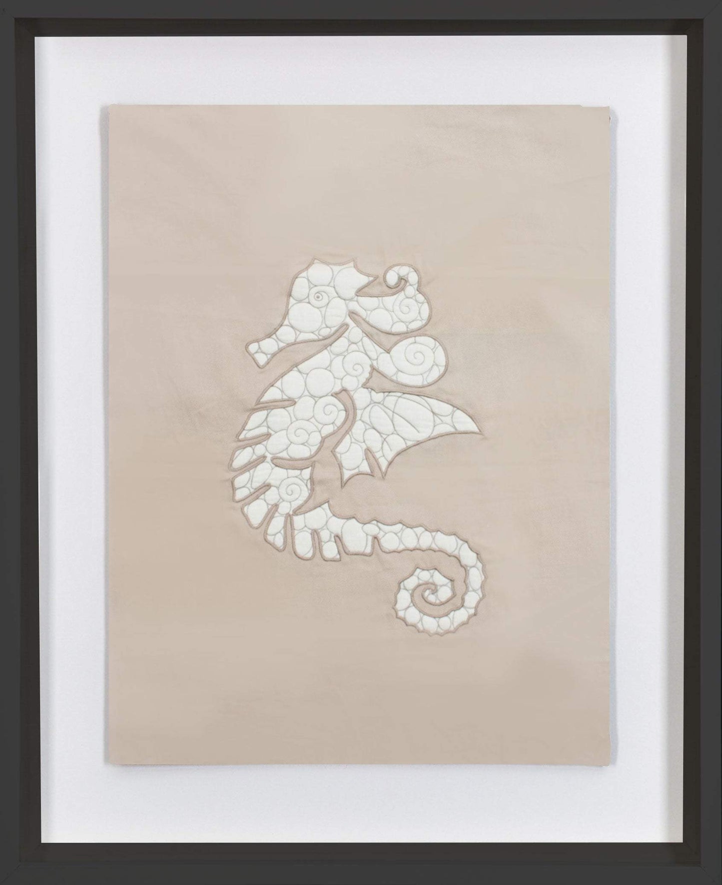 Sea Horse Natural Artwork 67 x 85 cm-Accessories-Bandhini Homewear Design-Natural-67 x 85 cm--abc