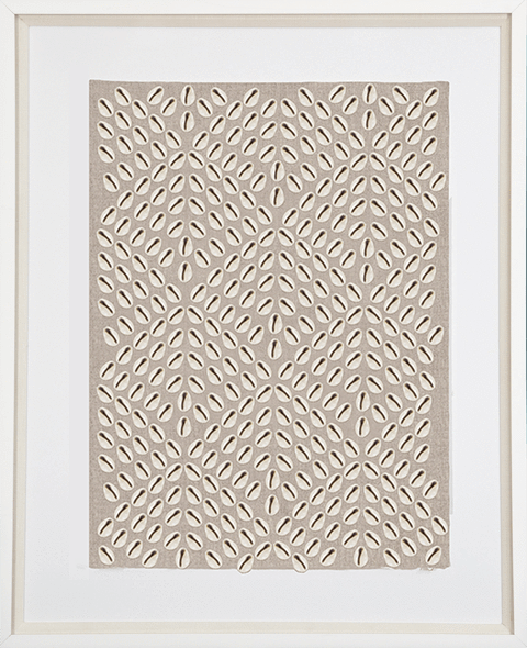 Shell Kauri V Artwork 67 x 85 cm-Accessories-Bandhini Homewear Design-Natural-67 x 85 cm--abc