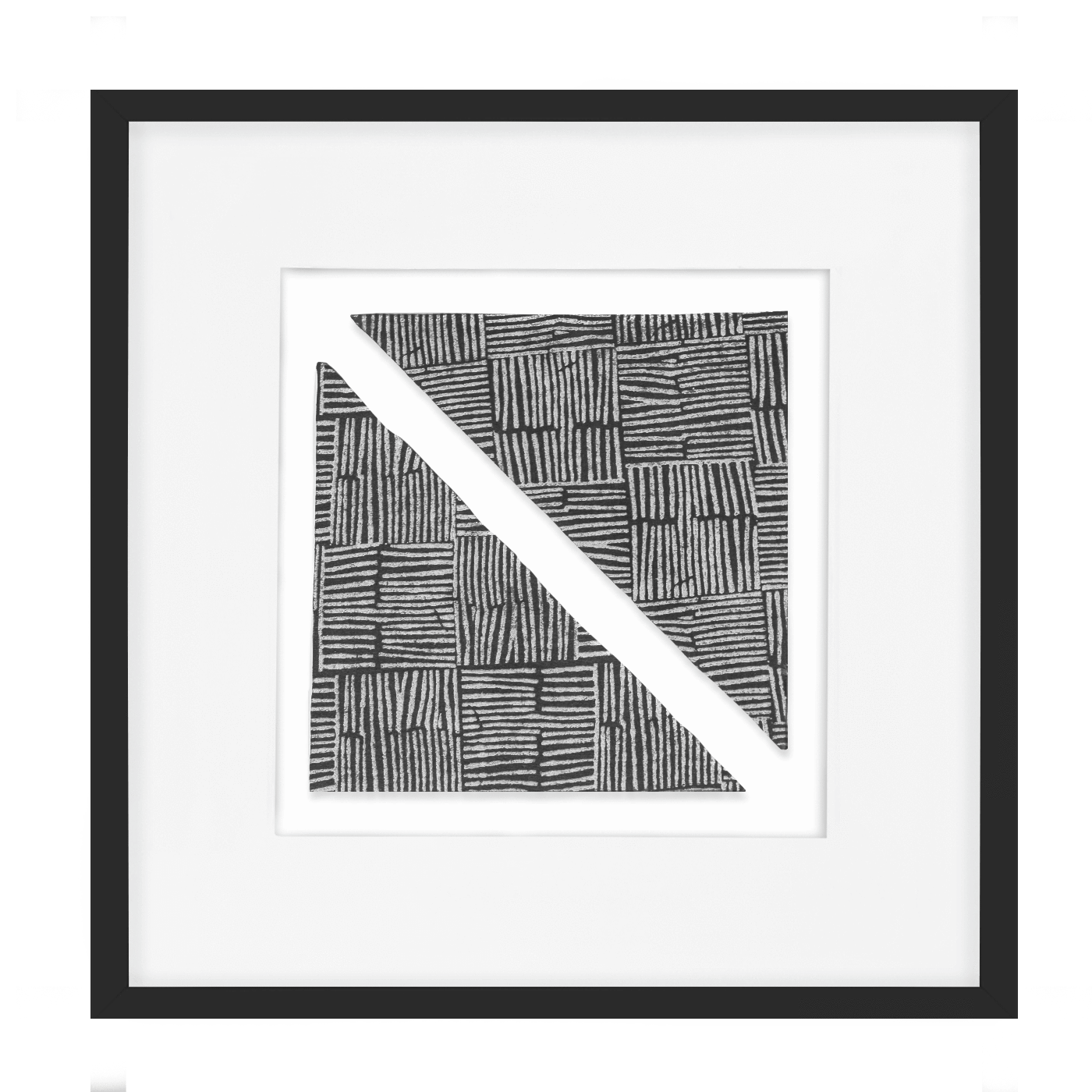 Ruins Noshi Sticks Triangle Navy Artwork 52 x 52 cm- 123456789