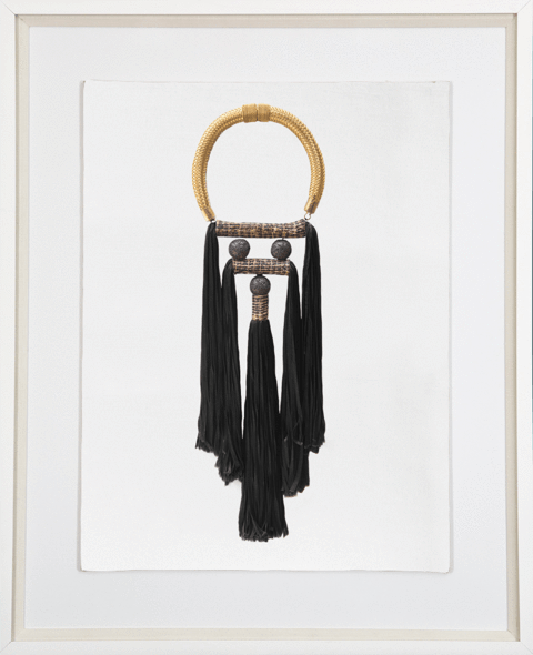 Tassel Spanish Black Artwork 67cm x 85cm-Accessories-Bandhini Homewear Design-White-52 x 52--abc