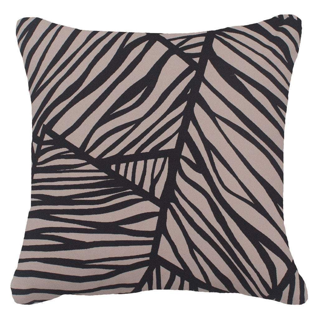 Earth Rivers Black Lounge Cushion 55 x 55 cm-abc