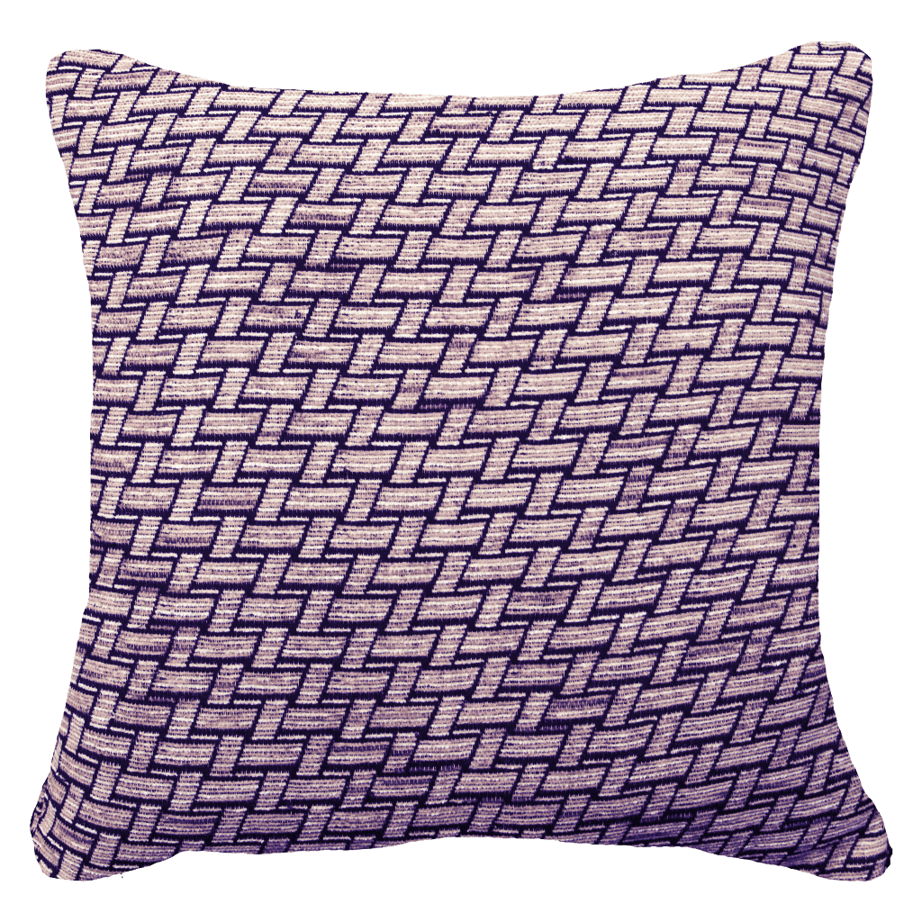 Weave Bamboo Navy Lounge Cushion 55x55cm-Accessories-Bandhini Homewear Design-Navy-22 x 22--abc