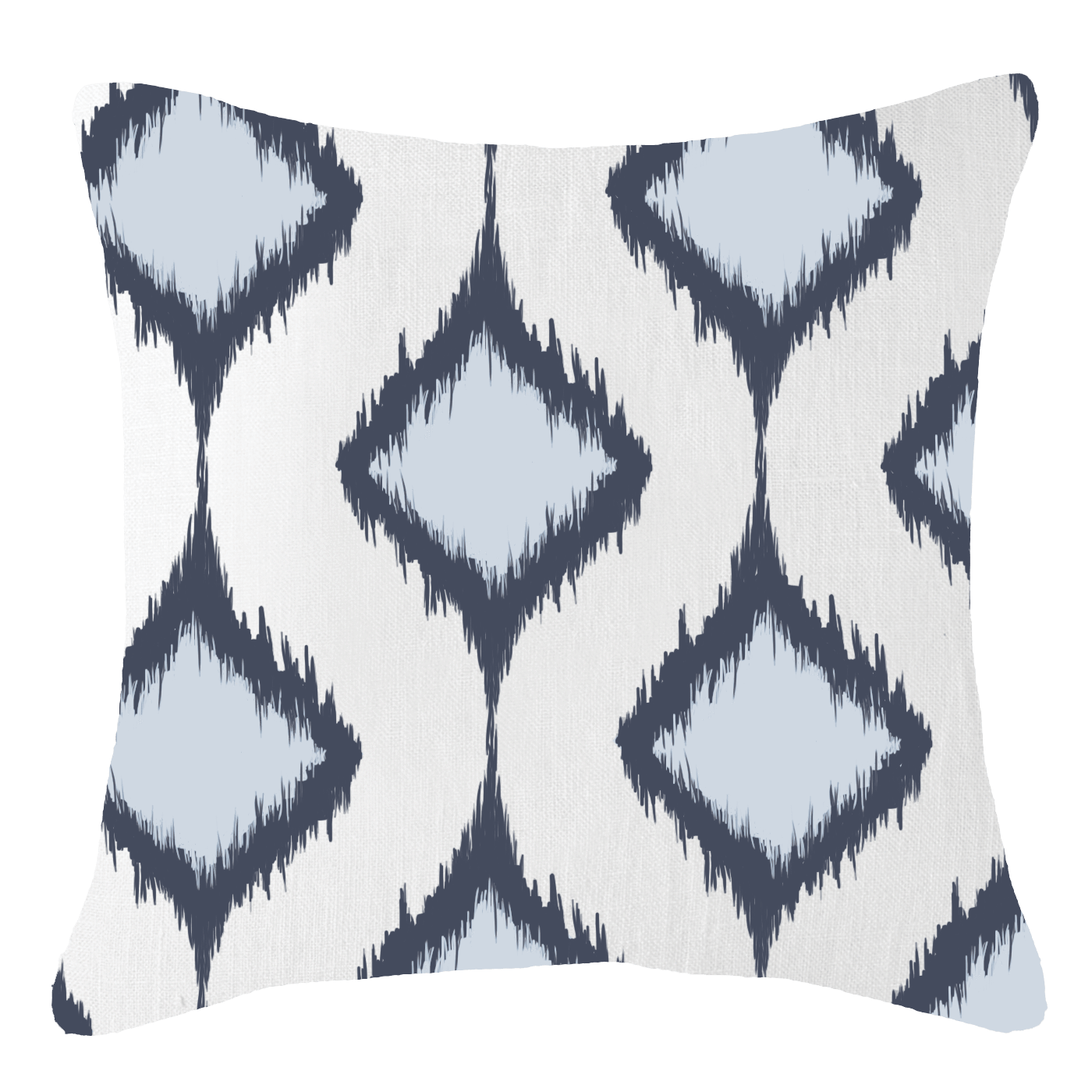 Inner Ikat Cluster Navy Lounge Cushion 55 x 55 cm-abc