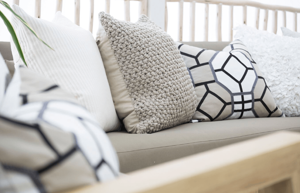 Knit Natural Lounge Cushion 55x55cm-abc