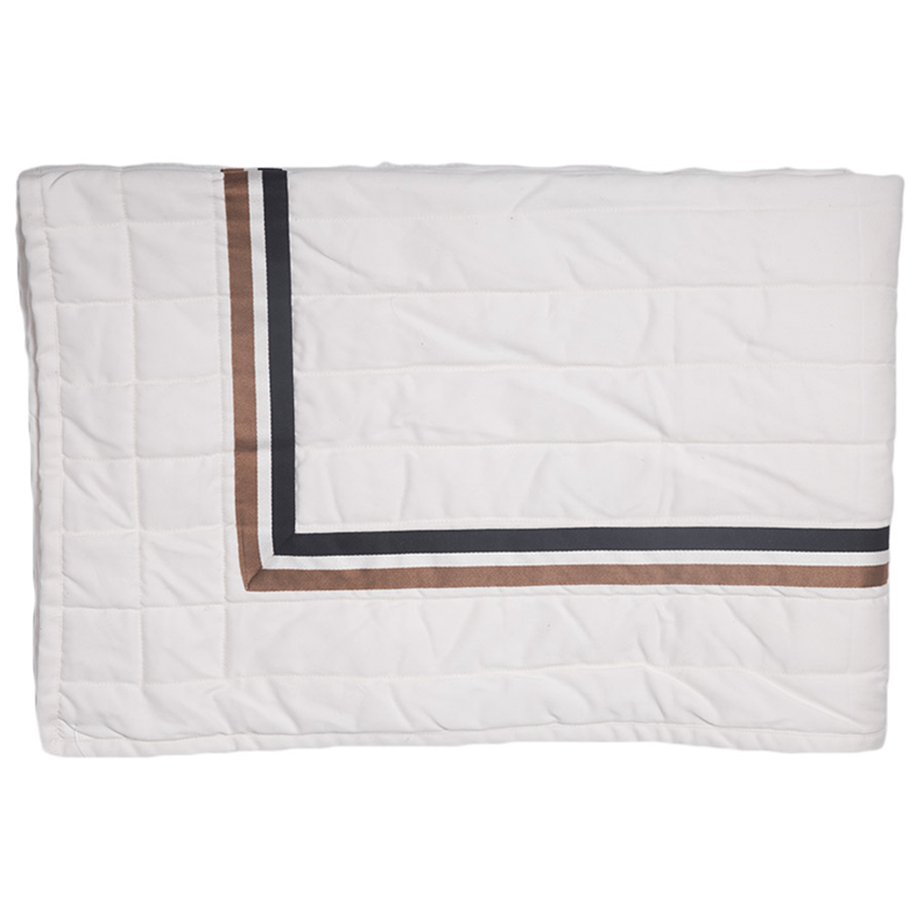 Braid Cayman White King Quilt 274 x 274 cm-abc