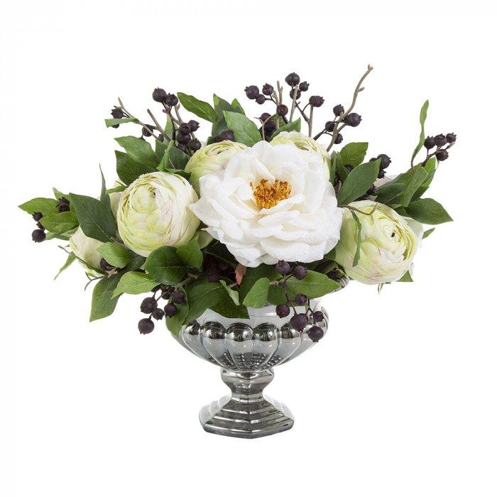 Vidor rose bowl silver-Accessories-Florabelle-Default Title---abc