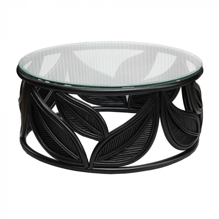 Seville Leaf Table Black-Living-Florabelle-Default Title---abc