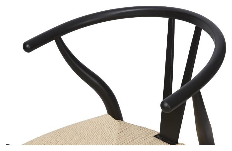 Wishbone Beechwood Chair - Black-Living-Home & Giftware-Default Title---abc