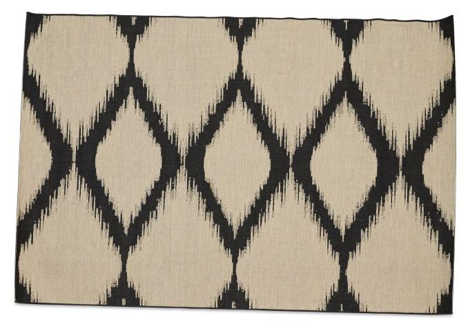 Layla Ikat Jute Polypropylene Rug - Jute-abc