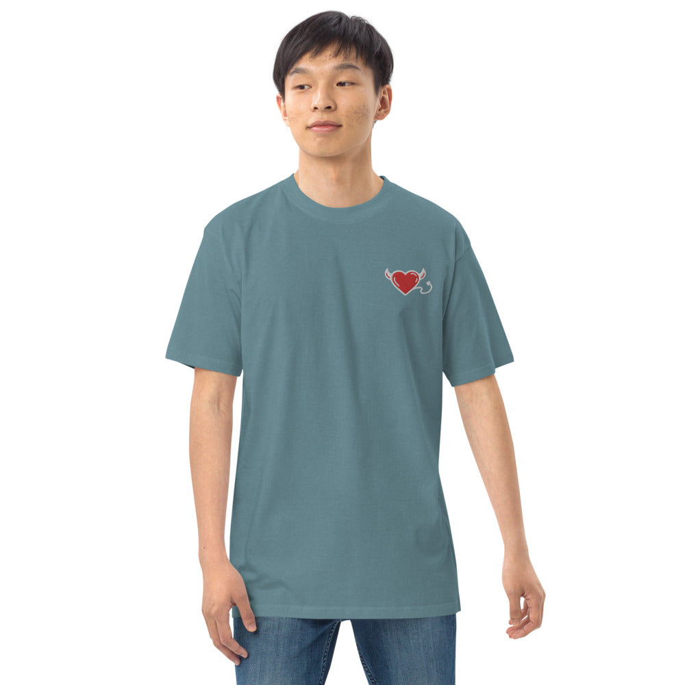 Men’s premium heavyweight tee-abc
