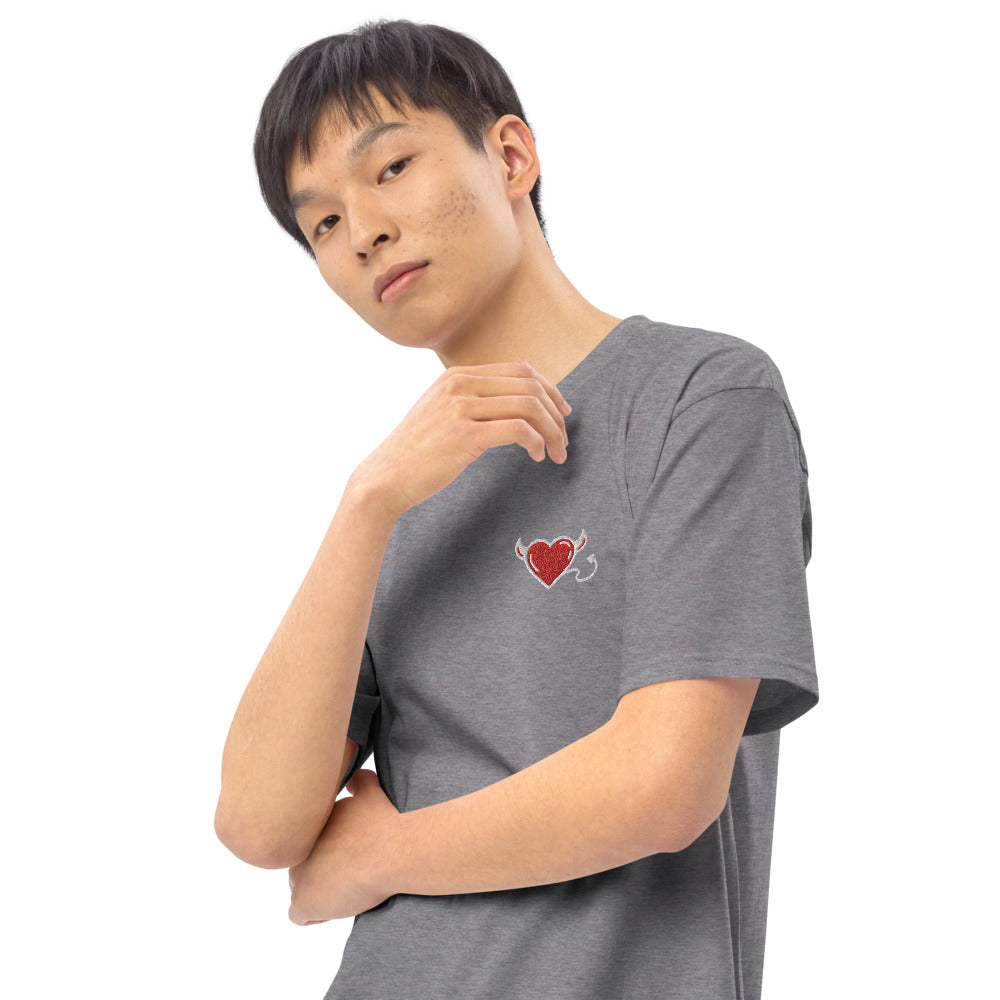 Men’s premium heavyweight tee-abc