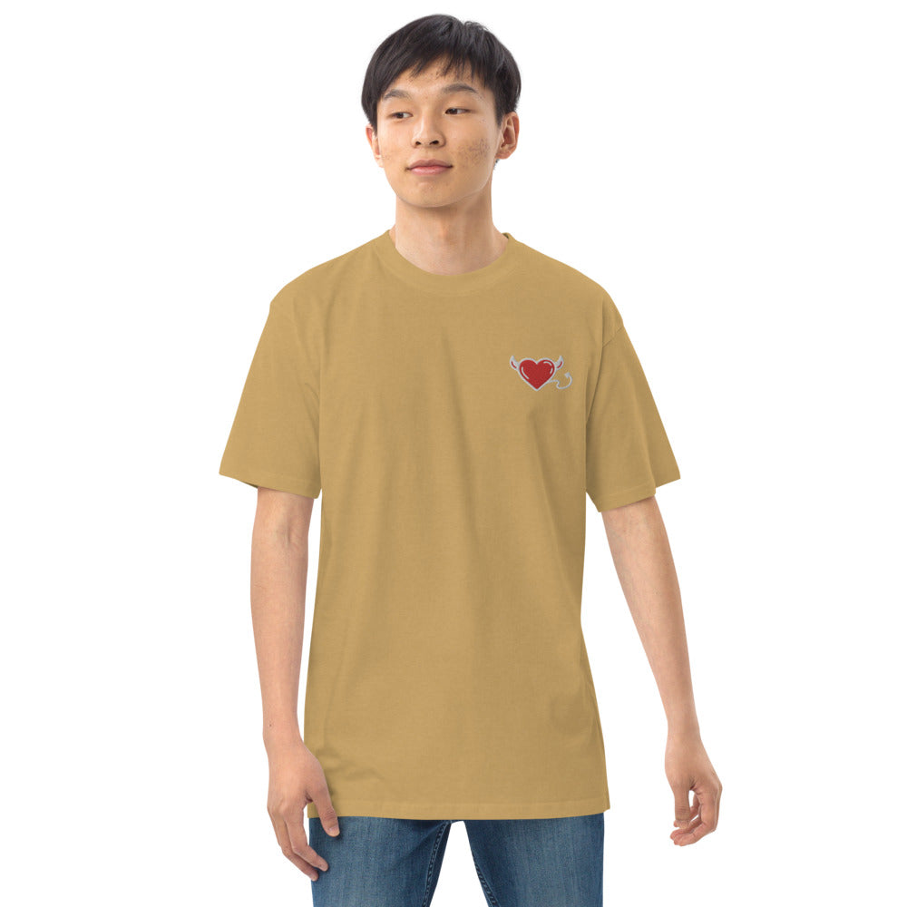 Men’s premium heavyweight tee-abc