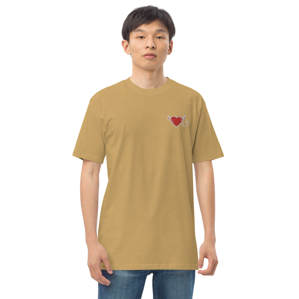 Men’s premium heavyweight tee-abc