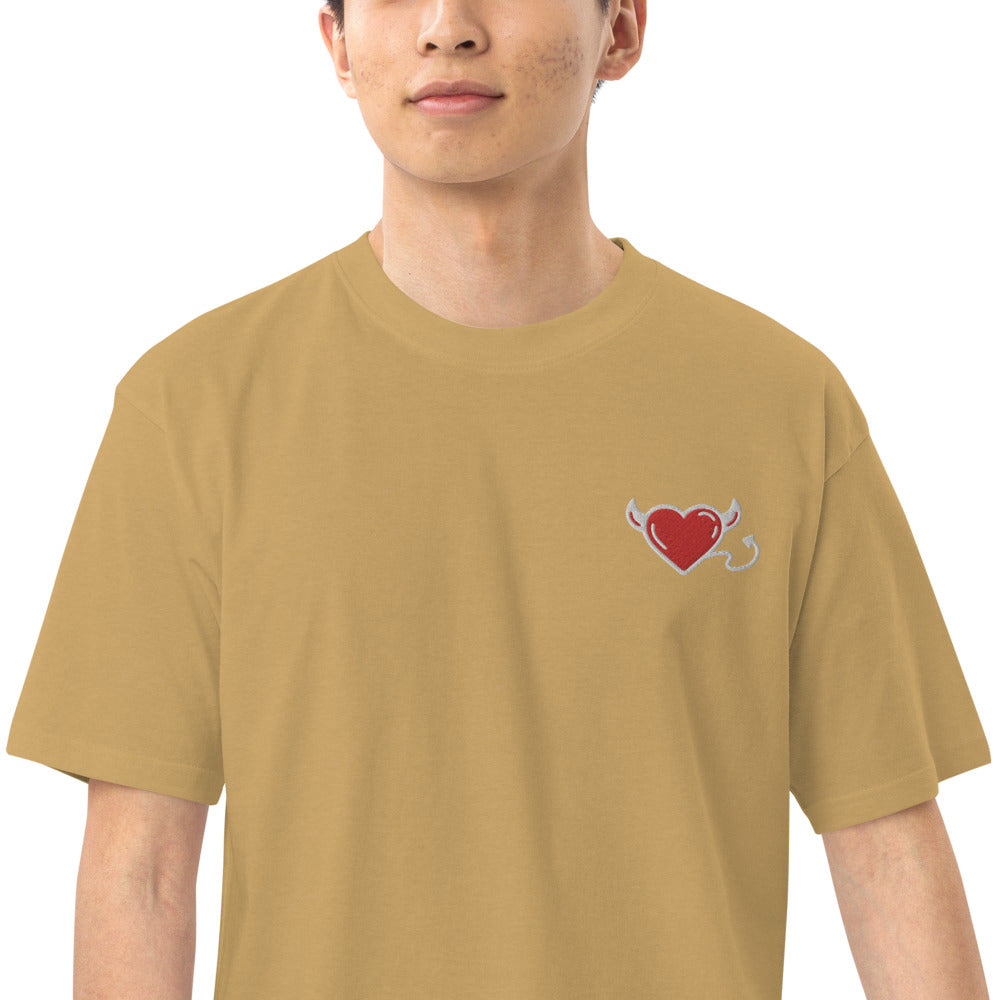 Men’s premium heavyweight tee-abc