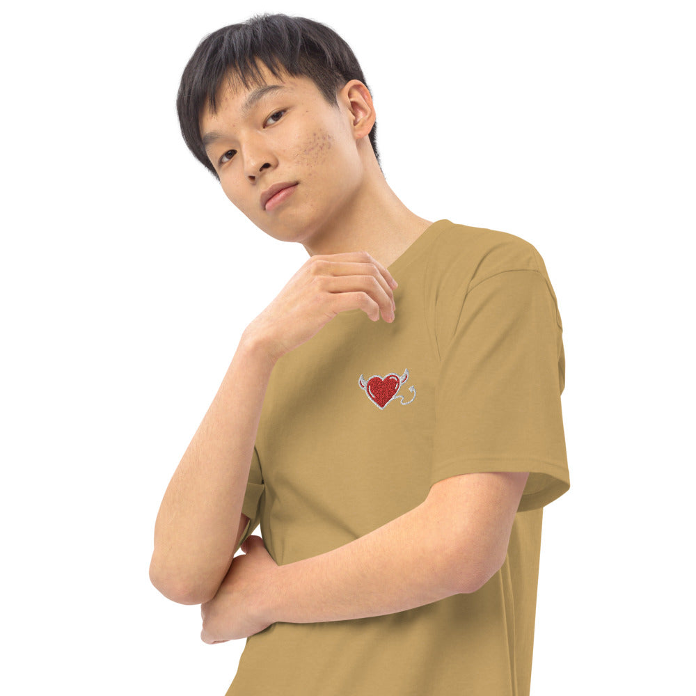 Men’s premium heavyweight tee-abc