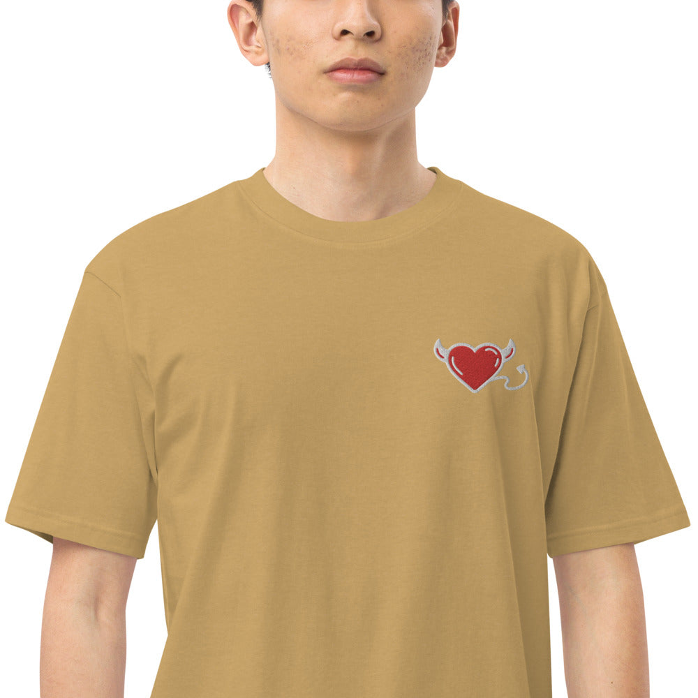 Men’s premium heavyweight tee-abc