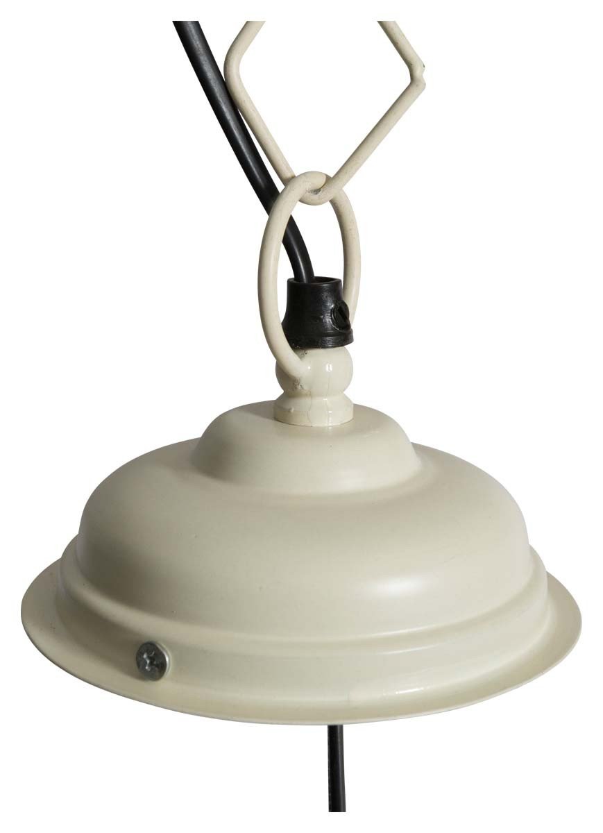 Medium Three Tier Jute and Iron Chandelier-abc