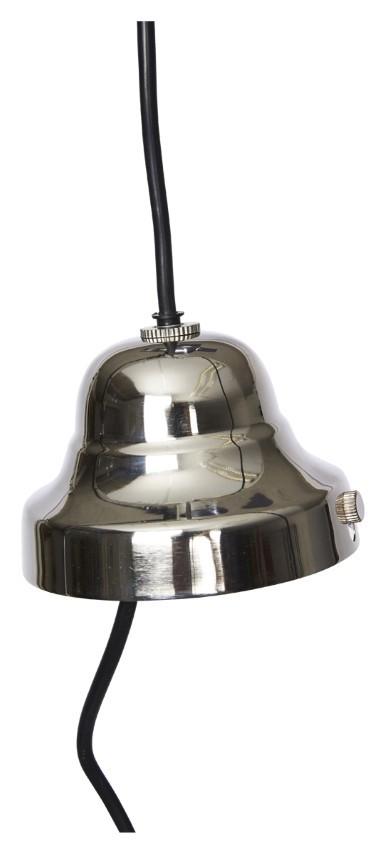 Classic Glass and Wood Pendant Light - Clear/White Wash-abc