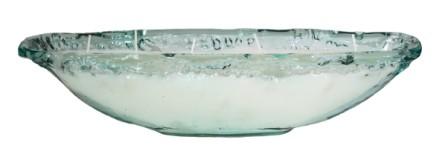 Oval Recycled Glass Candle Holder with 5 Wicks, Parafin Wax, 100% Cotton and Lead Free-abc