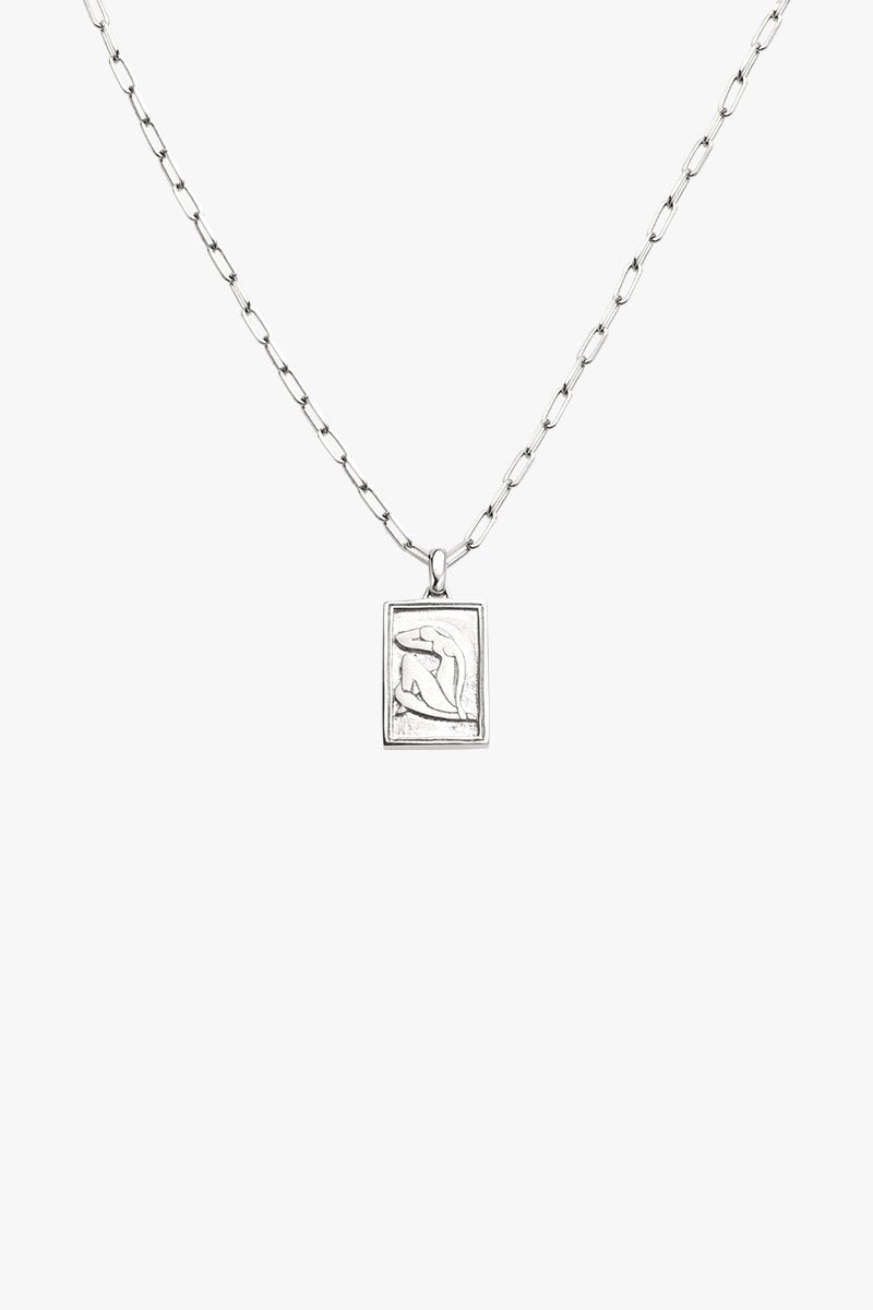Matisse woman pendant silver-abc