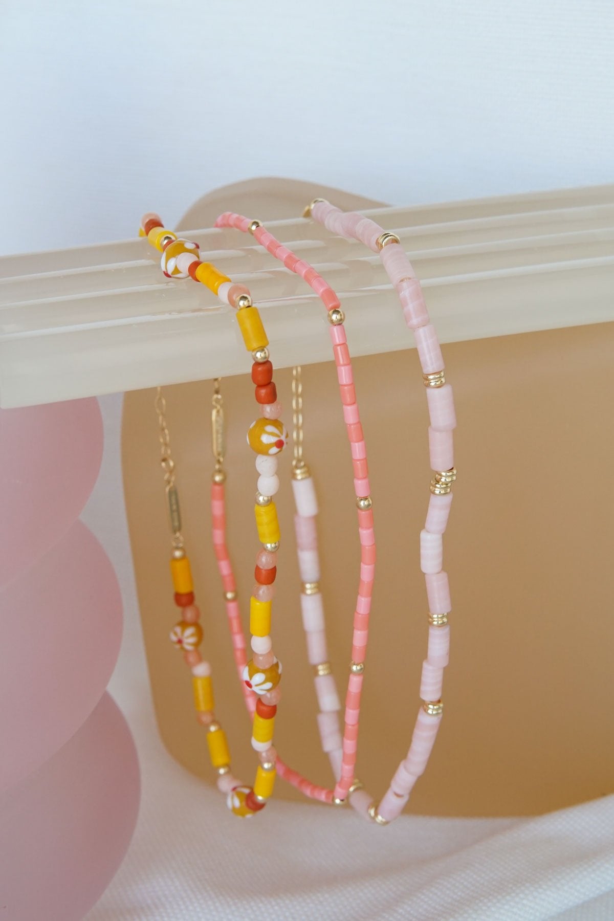 Sunshine necklace gold plated (34 cm)-Necklace-wildthings_collectables-Gold plated---abc