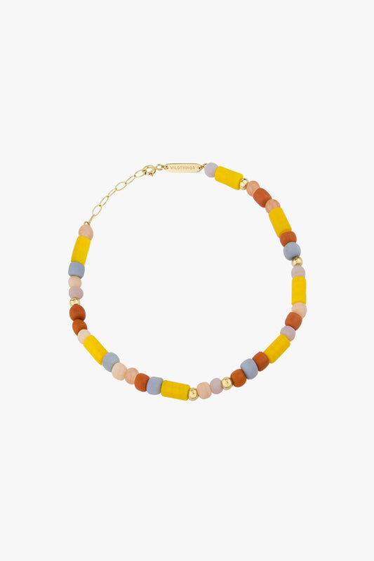 Rainbow anklet gold plated-Anklet-wildthings_collectables-Gold plated---abc