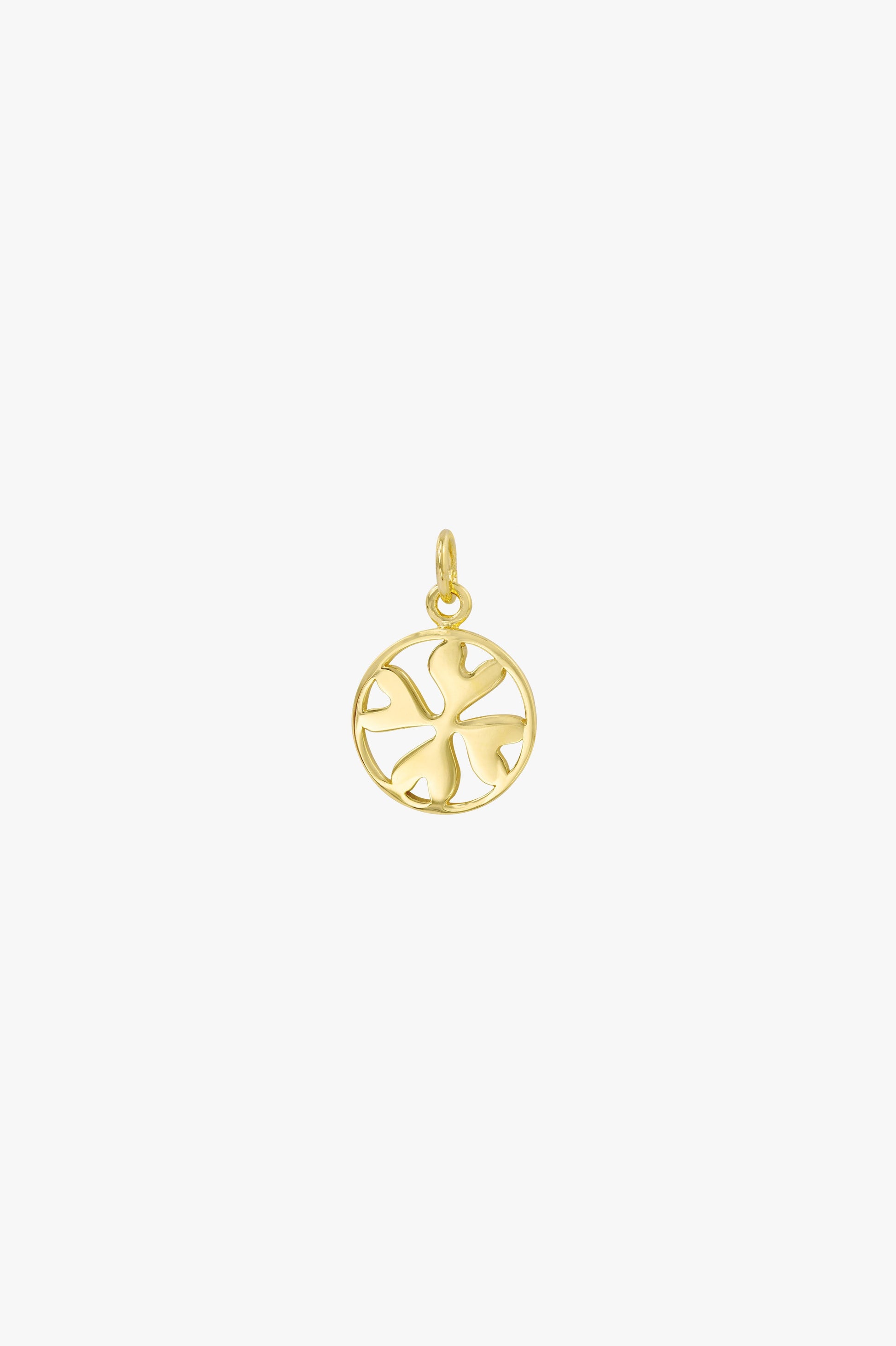Clover club pendant gold plated-abc