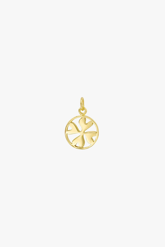 Clover club pendant gold plated-abc