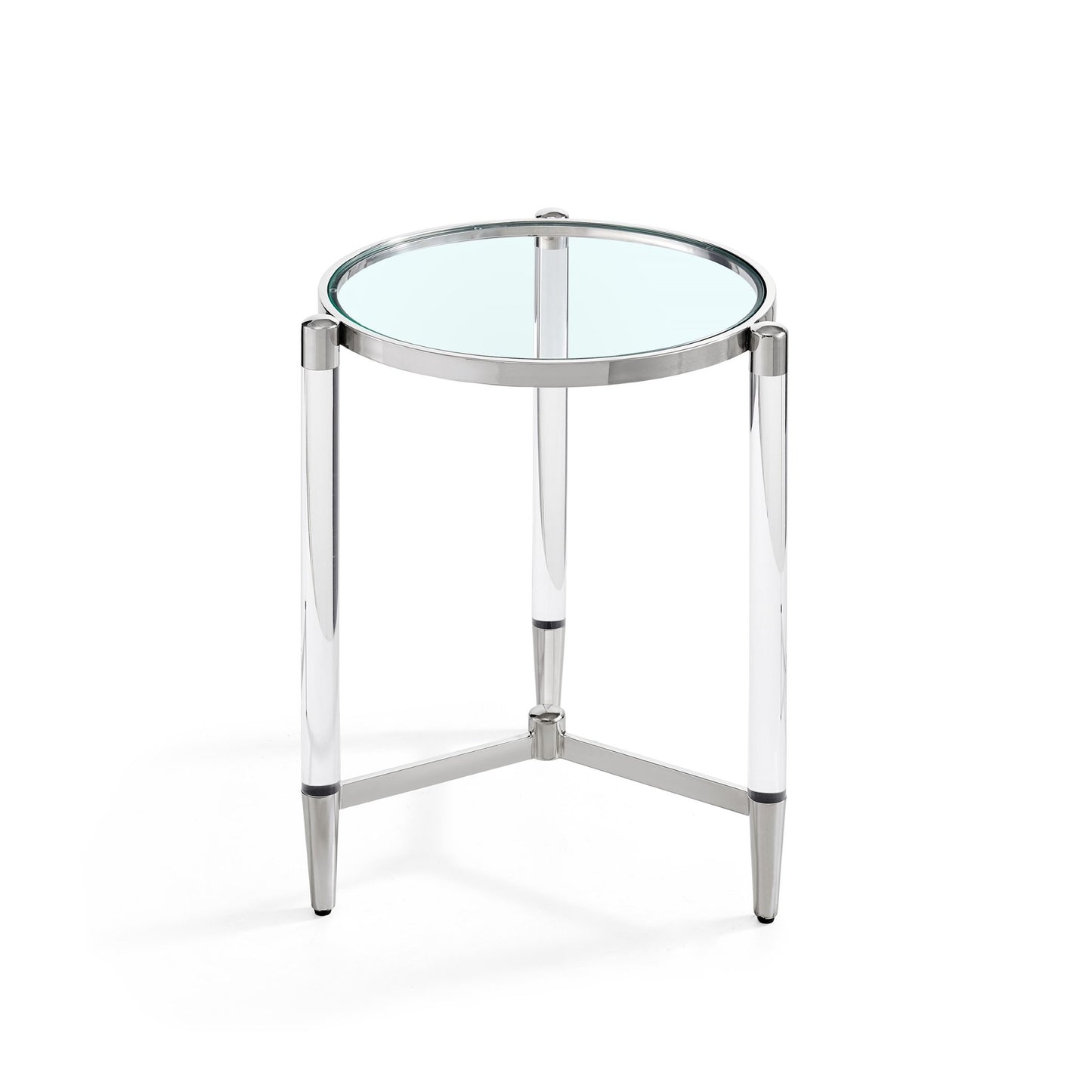 Floating Side Table Silver-abc