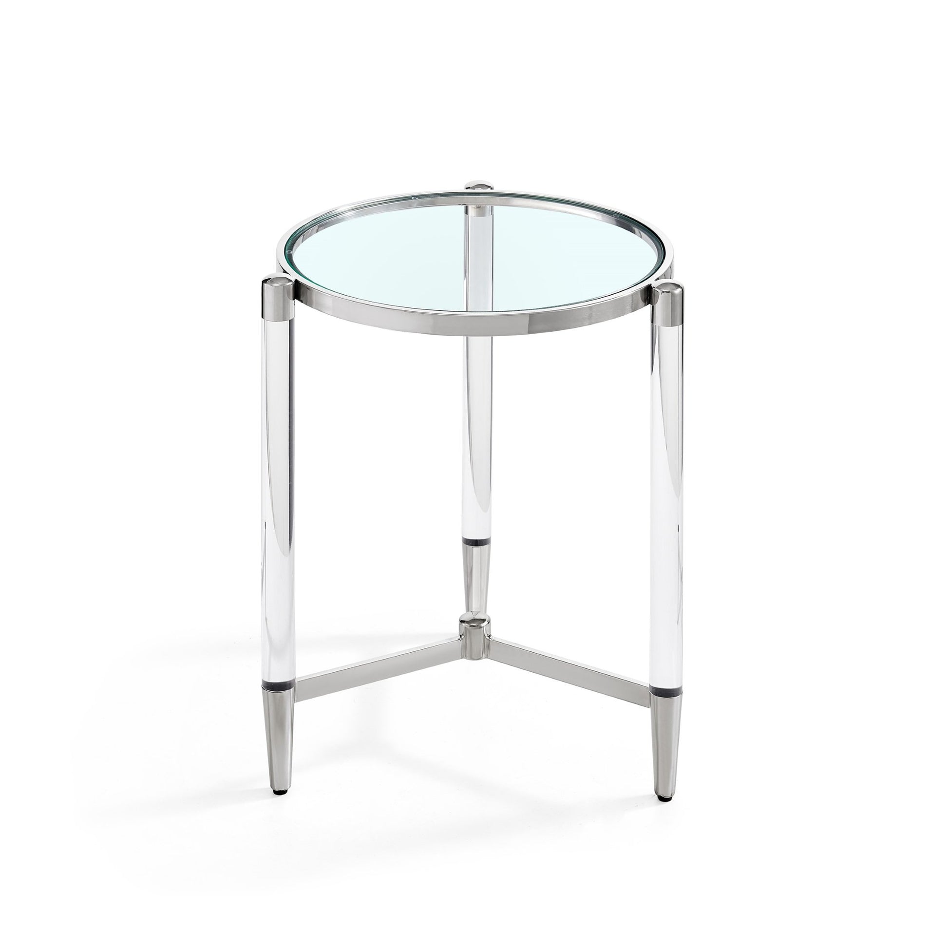 Floating Side Table Silver-abc