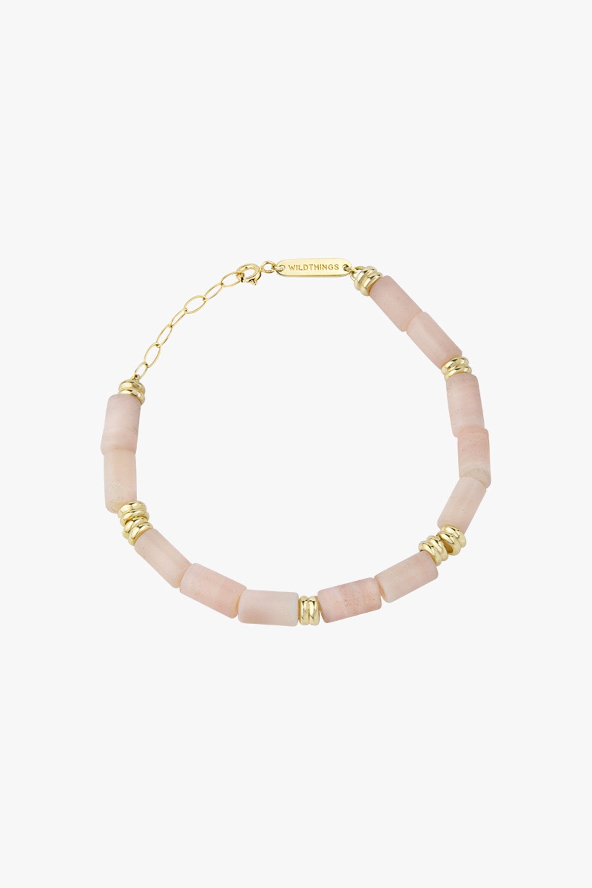 Pink cloud bracelet gold plated-Bracelet-wildthings_collectables-Gold plated---abc