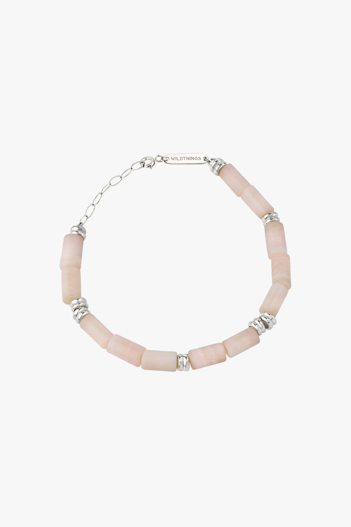 Pink cloud bracelet silver-Bracelet-wildthings_collectables-Silver---abc