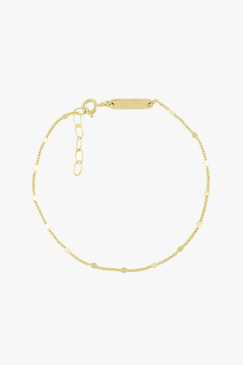 Small drops bracelet gold plated-Bracelet-wildthings_collectables-Gold plated---abc