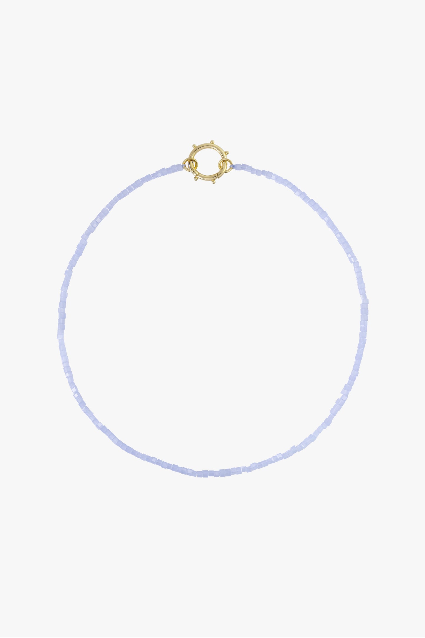 Blue sky clasp necklace gold plated-abc