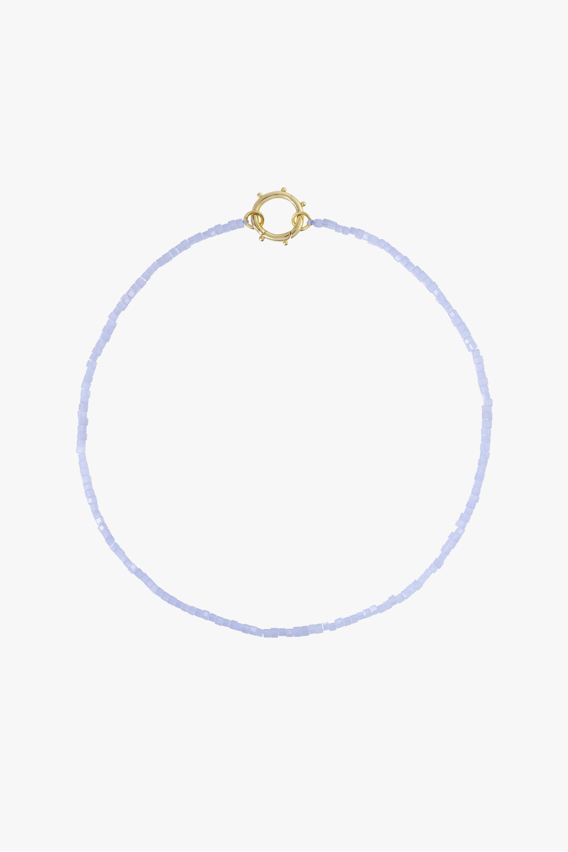 Blue sky clasp necklace gold plated-abc