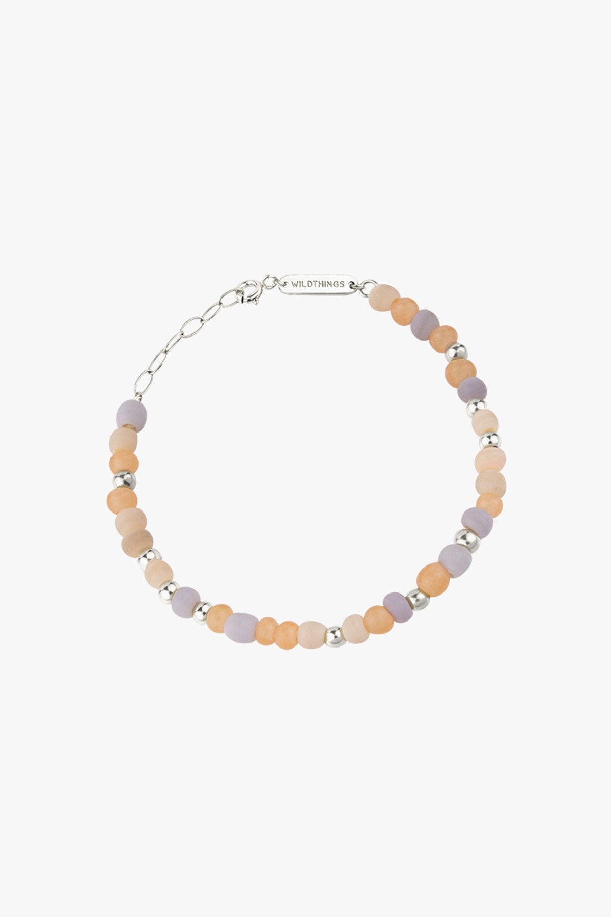 Pink palette bracelet silver-Bracelet-wildthings_collectables-Silver---abc