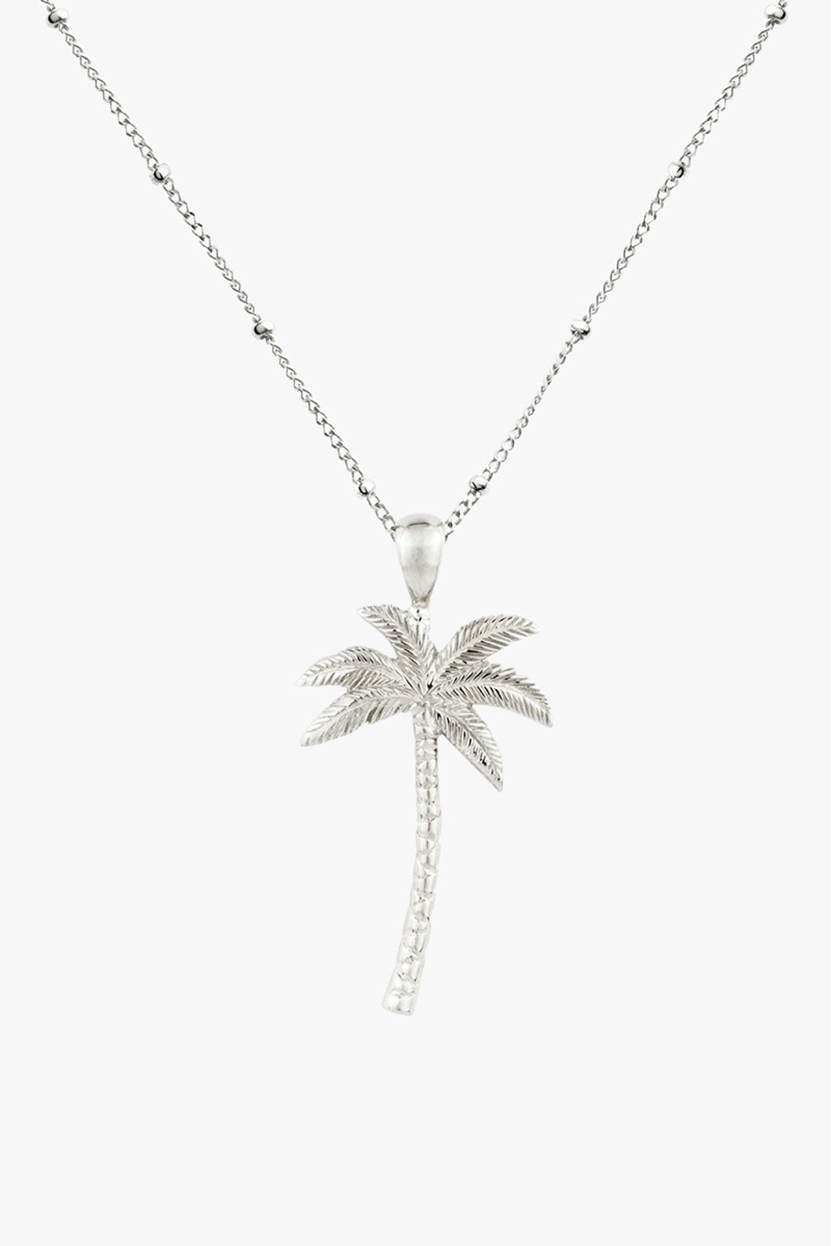 Palm tree pendant silver-Pendant-wildthings_collectables-Pendant-Silver--abc